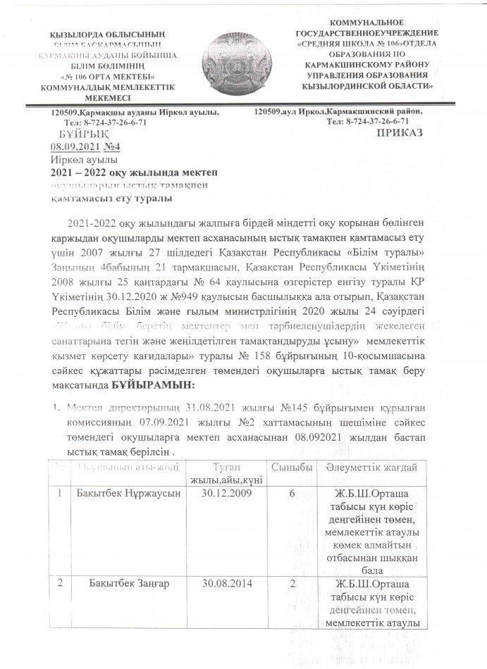 тамақтандыру айдары