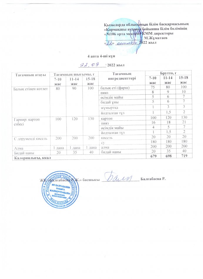 Ас мәзірі